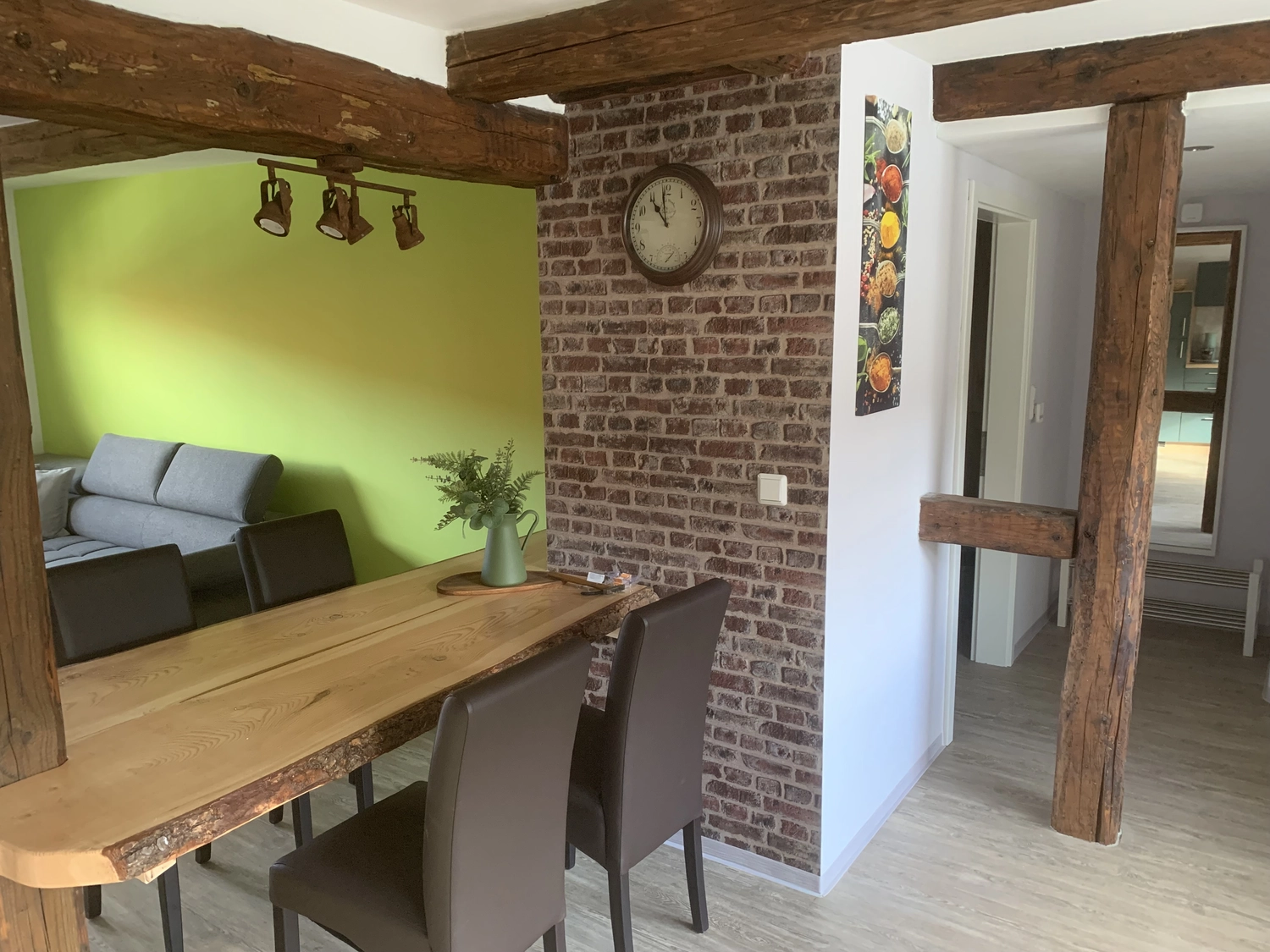 Ecklebe - Ferienwohnung - Wohnraum