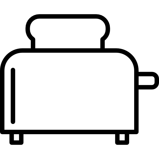 Ecklebe - Ferienwohnung -  Toaster symbol